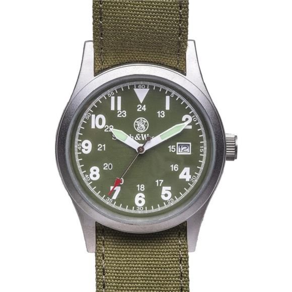 Men's Military Watch, 3 Interchangeable Canvas Straps, 3 ATM Water Resistant - Picture 3 of 6